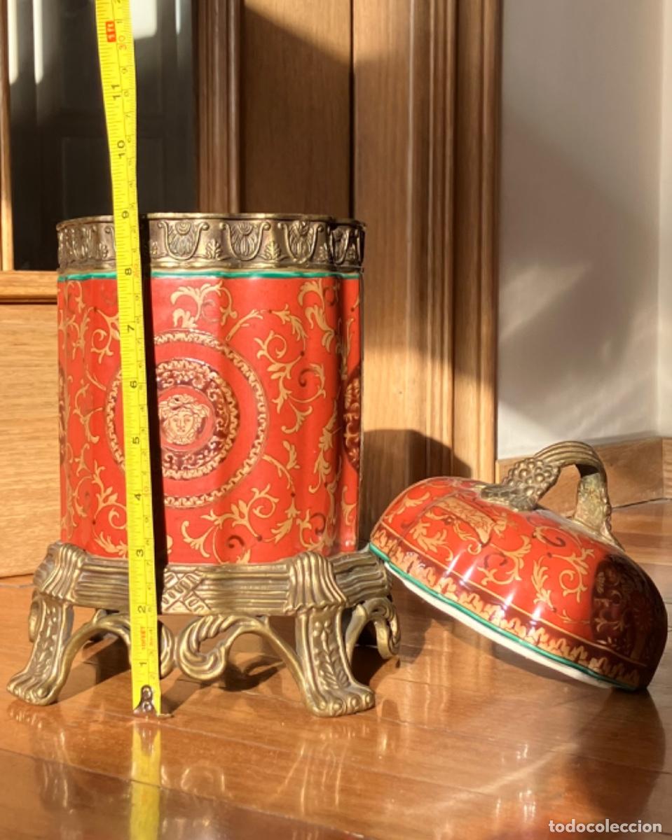 Antig&uuml;edades: Tibor en Porcelana con Bronce de Ad&egrave;le Carey - Foto 13