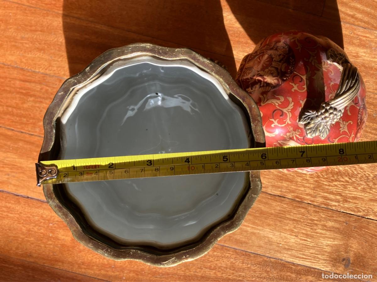 Antig&uuml;edades: Tibor en Porcelana con Bronce de Ad&egrave;le Carey - Foto 15