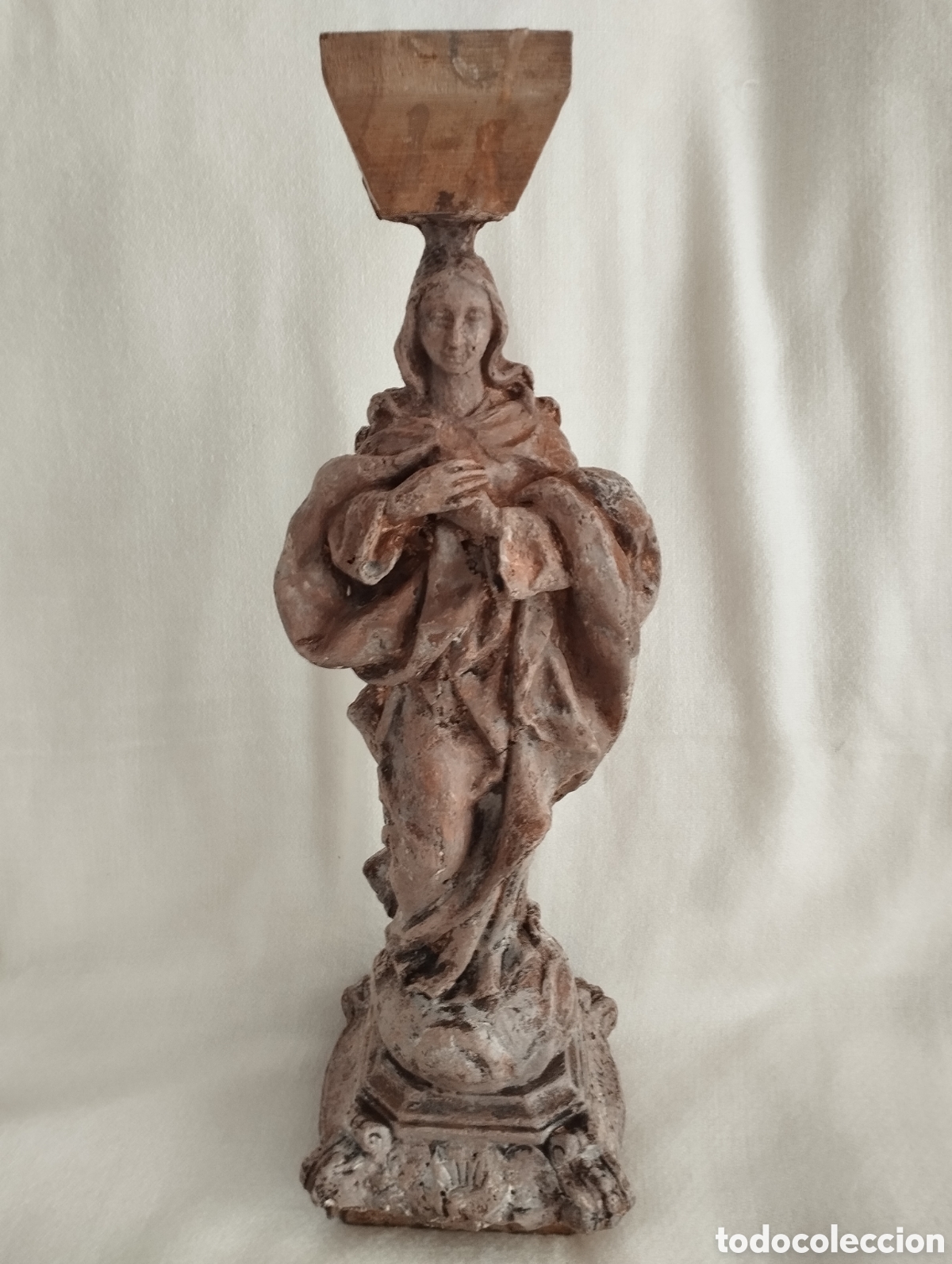 Antig&uuml;edades: Antiguo Molde Virgen Inmaculada. - Foto 2