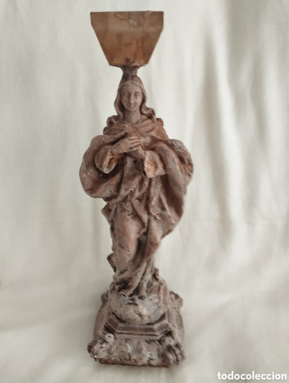 Antig&uuml;edades: Antiguo Molde Virgen Inmaculada. - Foto 1