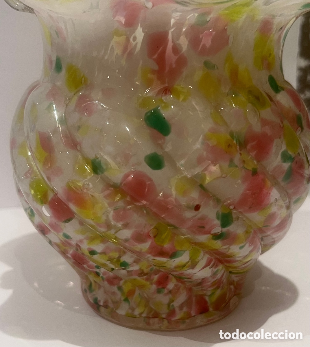 Antig&uuml;edades: GRAN CESTA DE CRISTAL CATAL&Aacute;N - 23 CM - Foto 3