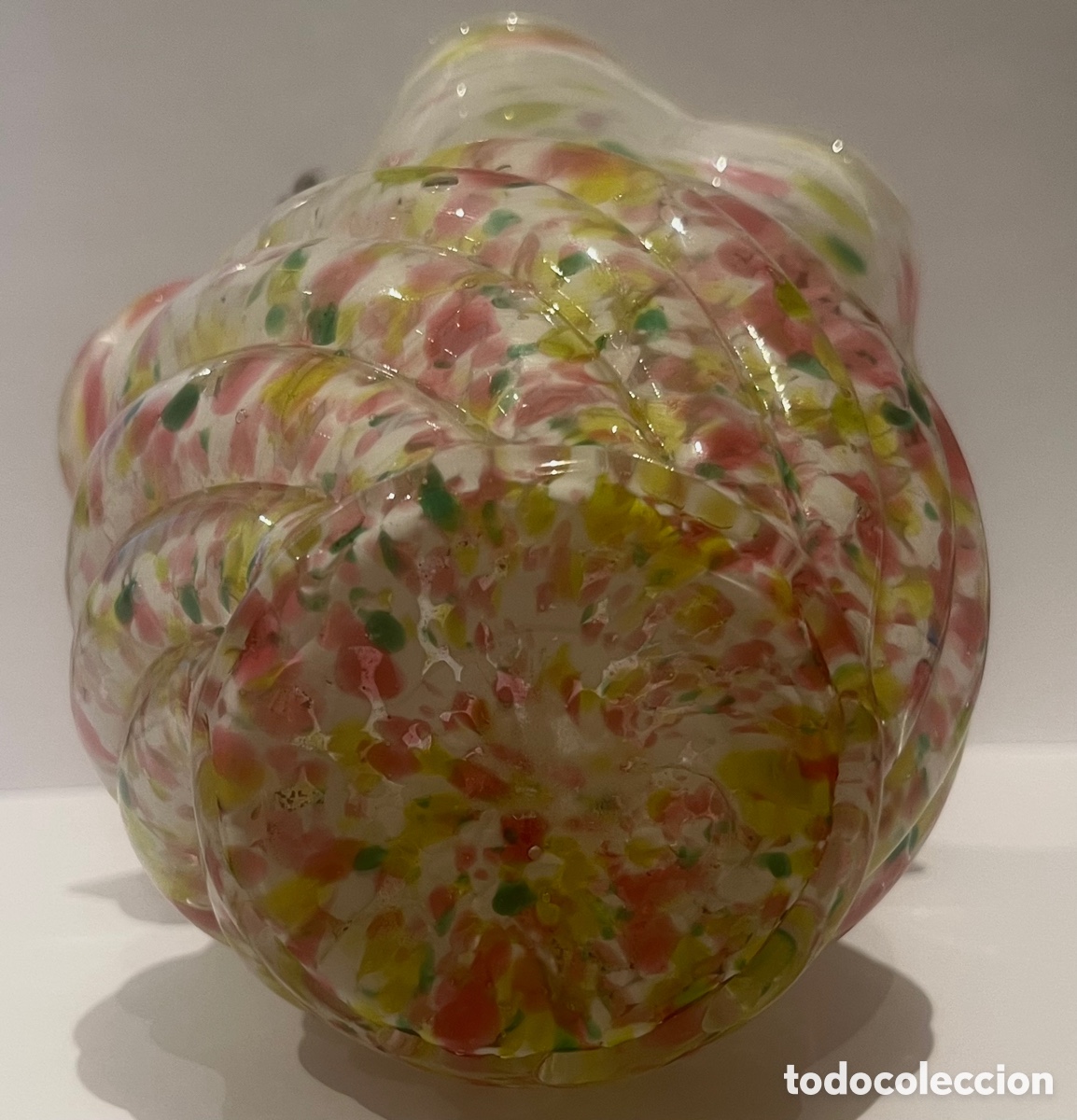 Antig&uuml;edades: GRAN CESTA DE CRISTAL CATAL&Aacute;N - 23 CM - Foto 4