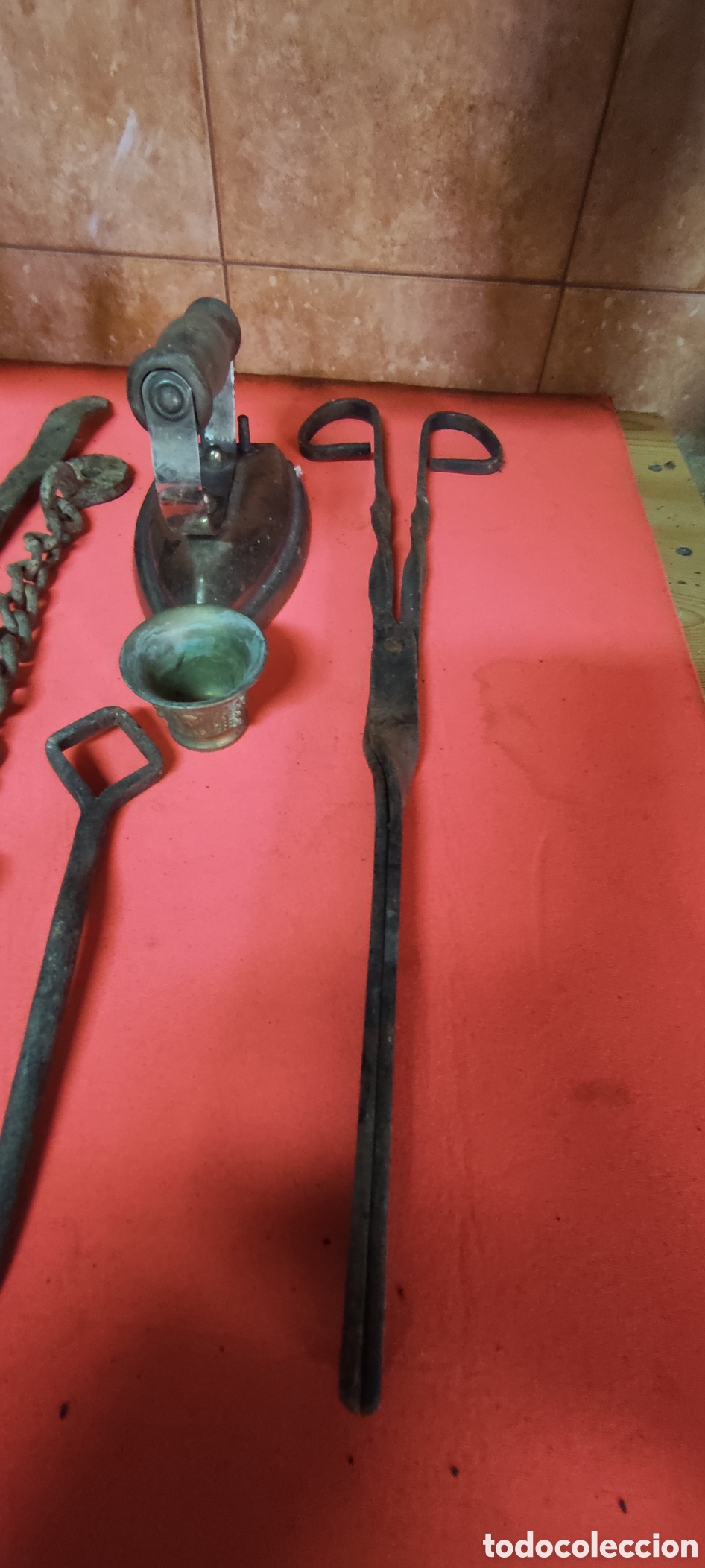 Antig&uuml;edades: Lote antig&uuml;edades de hierro - Foto 2