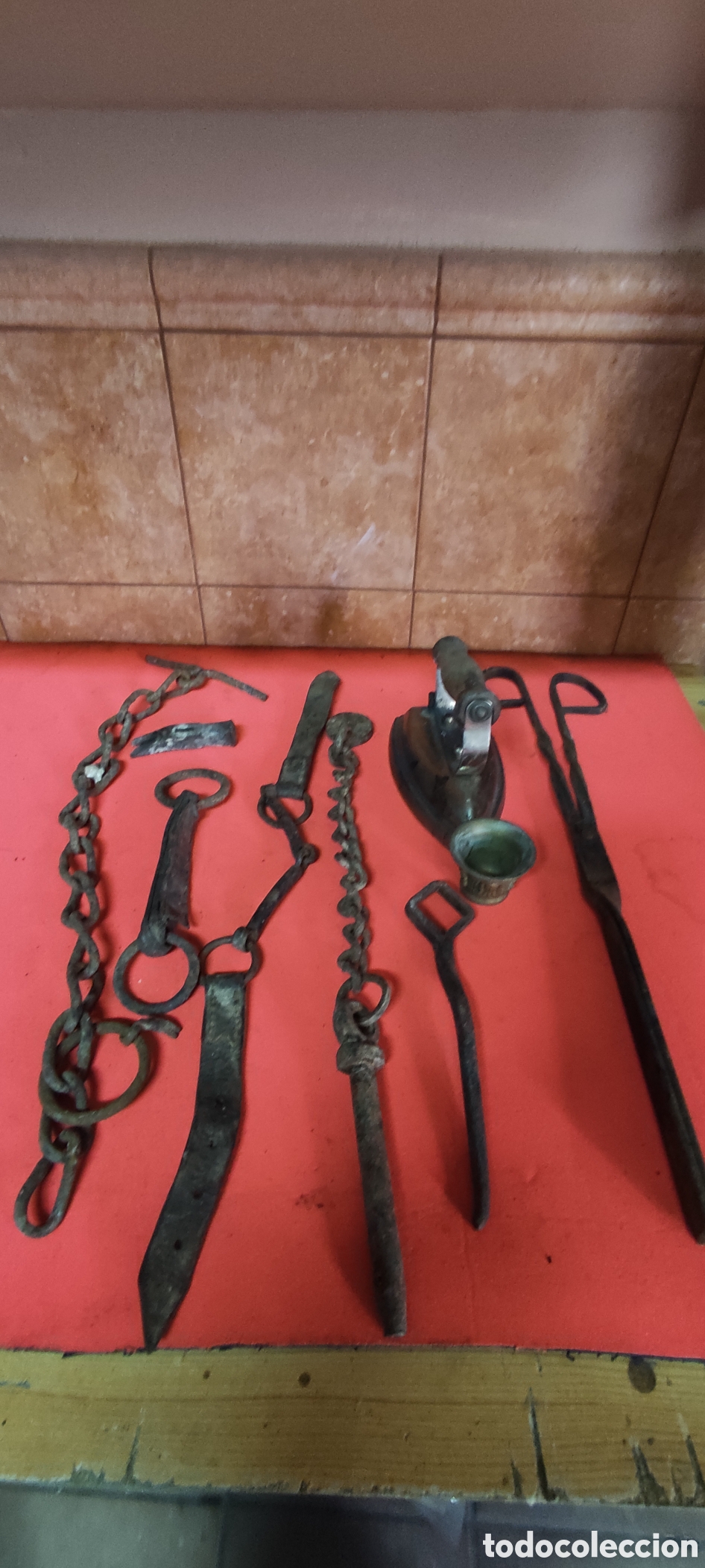 Antig&uuml;edades: Lote antig&uuml;edades de hierro - Foto 3