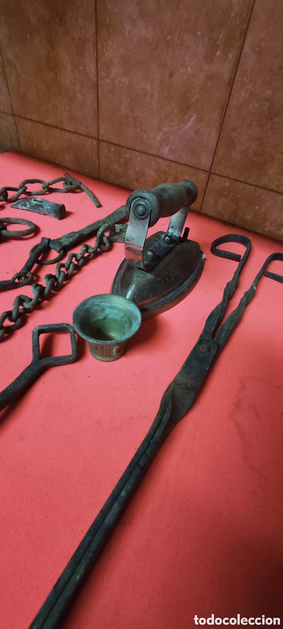 Antig&uuml;edades: Lote antig&uuml;edades de hierro - Foto 4