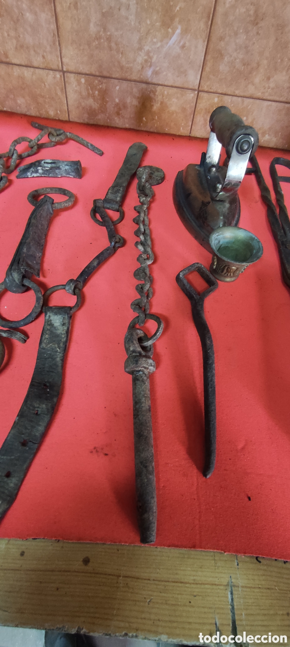 Antig&uuml;edades: Lote antig&uuml;edades de hierro - Foto 5