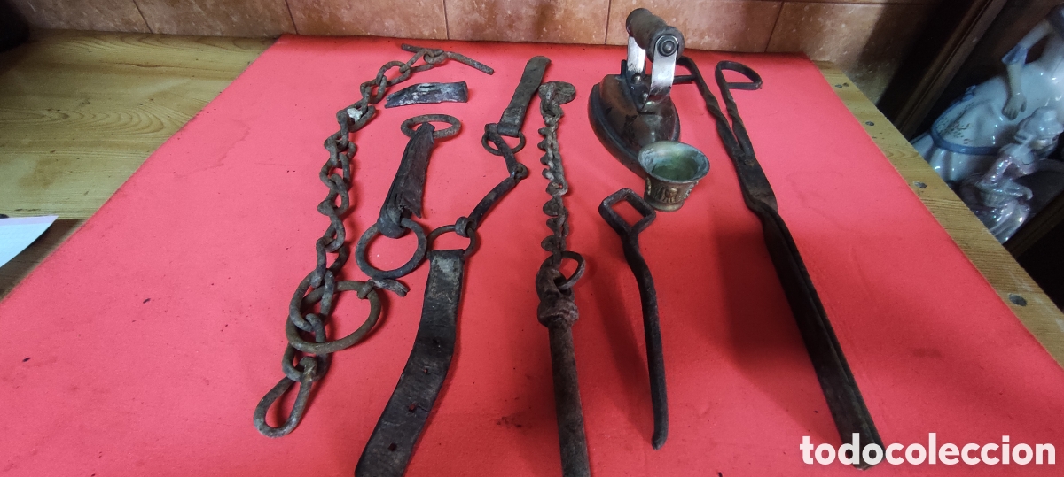 Antig&uuml;edades: Lote antig&uuml;edades de hierro - Foto 7