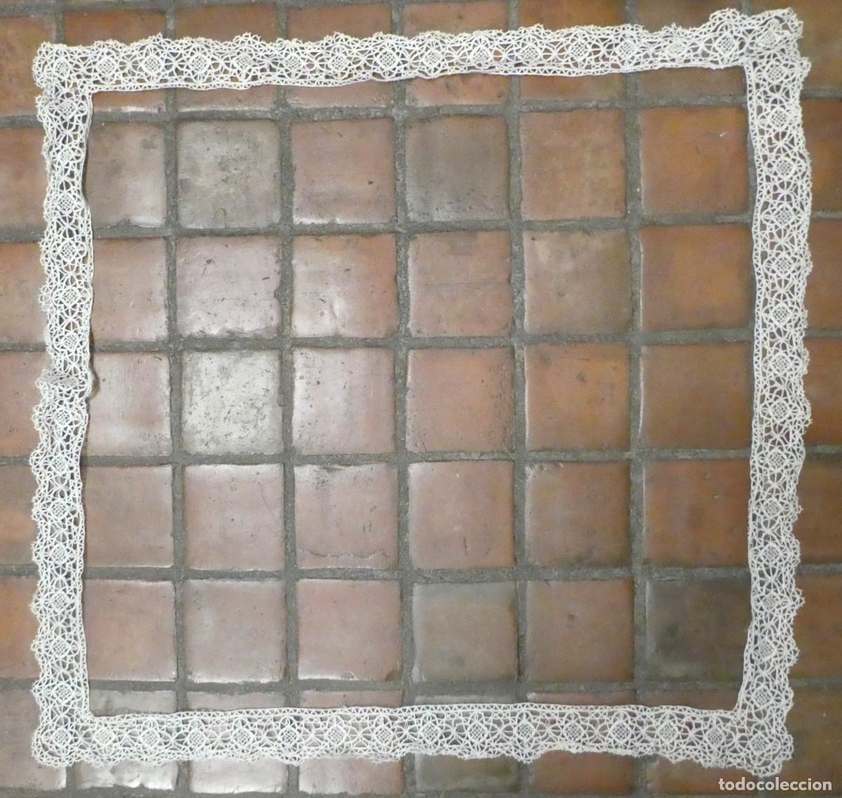 Antig&uuml;edades: ANTIGUO MARCO DE ENCAJE S. XIX - Foto 5