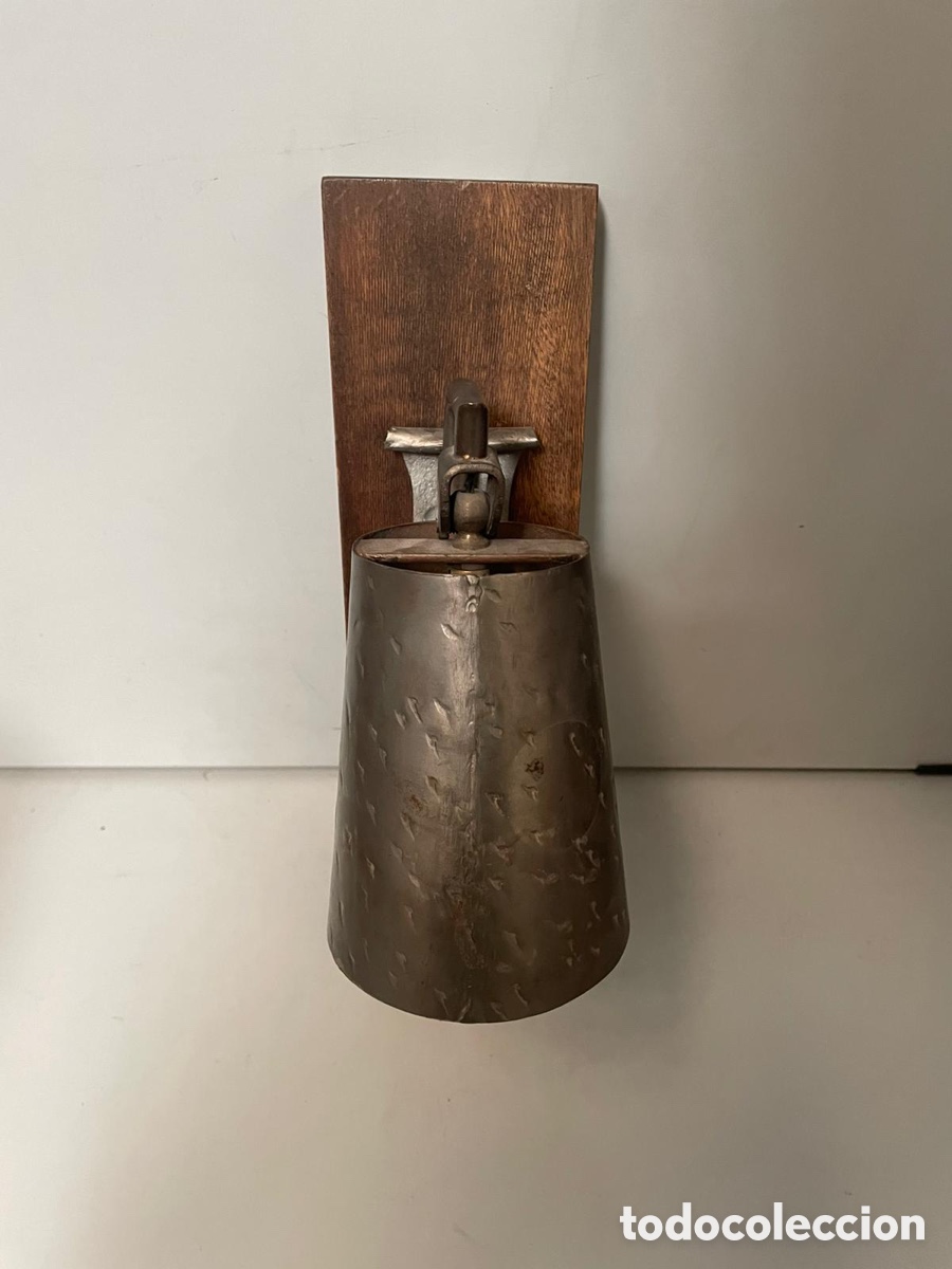 Antig&uuml;edades: Antigua l&aacute;mpara forjada - Foto 2