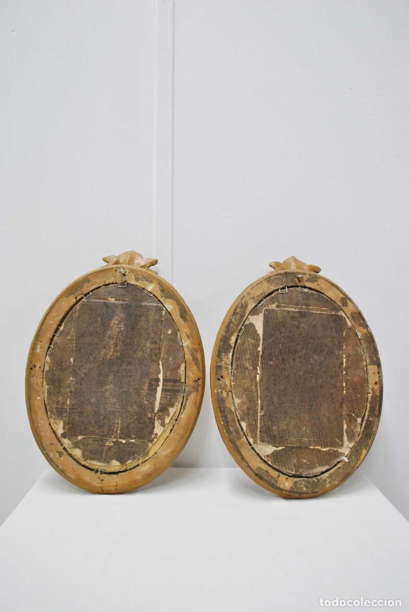 Antig&uuml;edades: PAREJA DE MARCOS PAN DE ORO - Foto 6