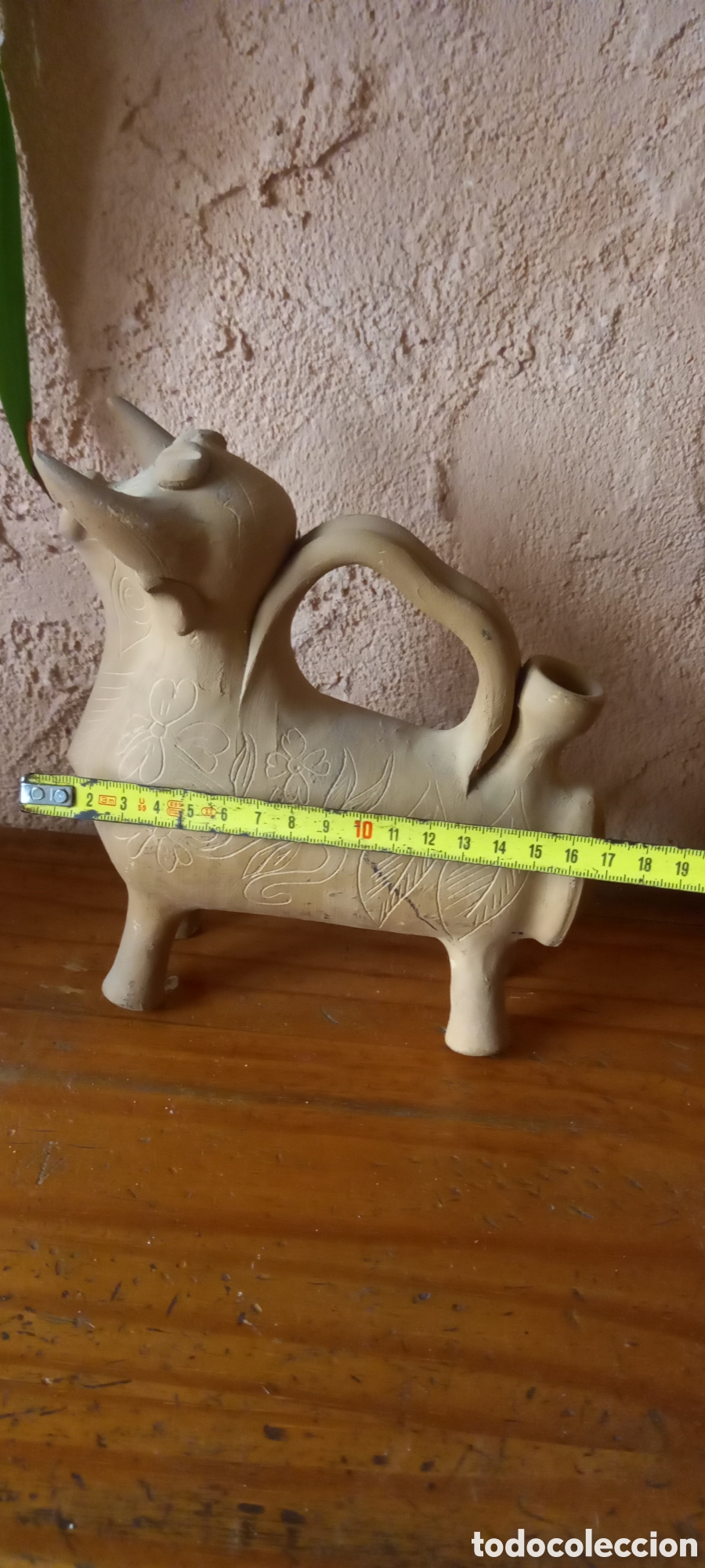Antig&uuml;edades: BOTIJO TORO. CUENCA. FIRMADO EN LA BASE ,M.HERNANSANZ? - Foto 26