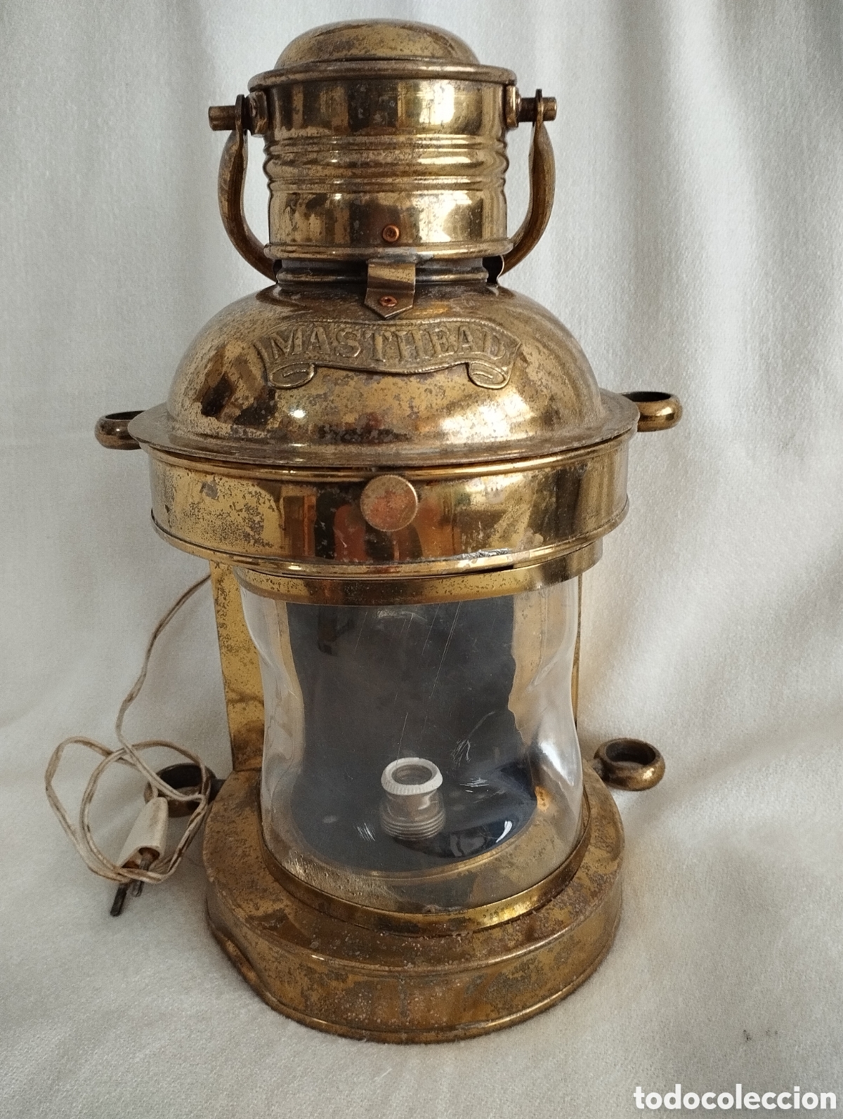 Antig&uuml;edades: Gran Farol de Barco Masthead. - Foto 5