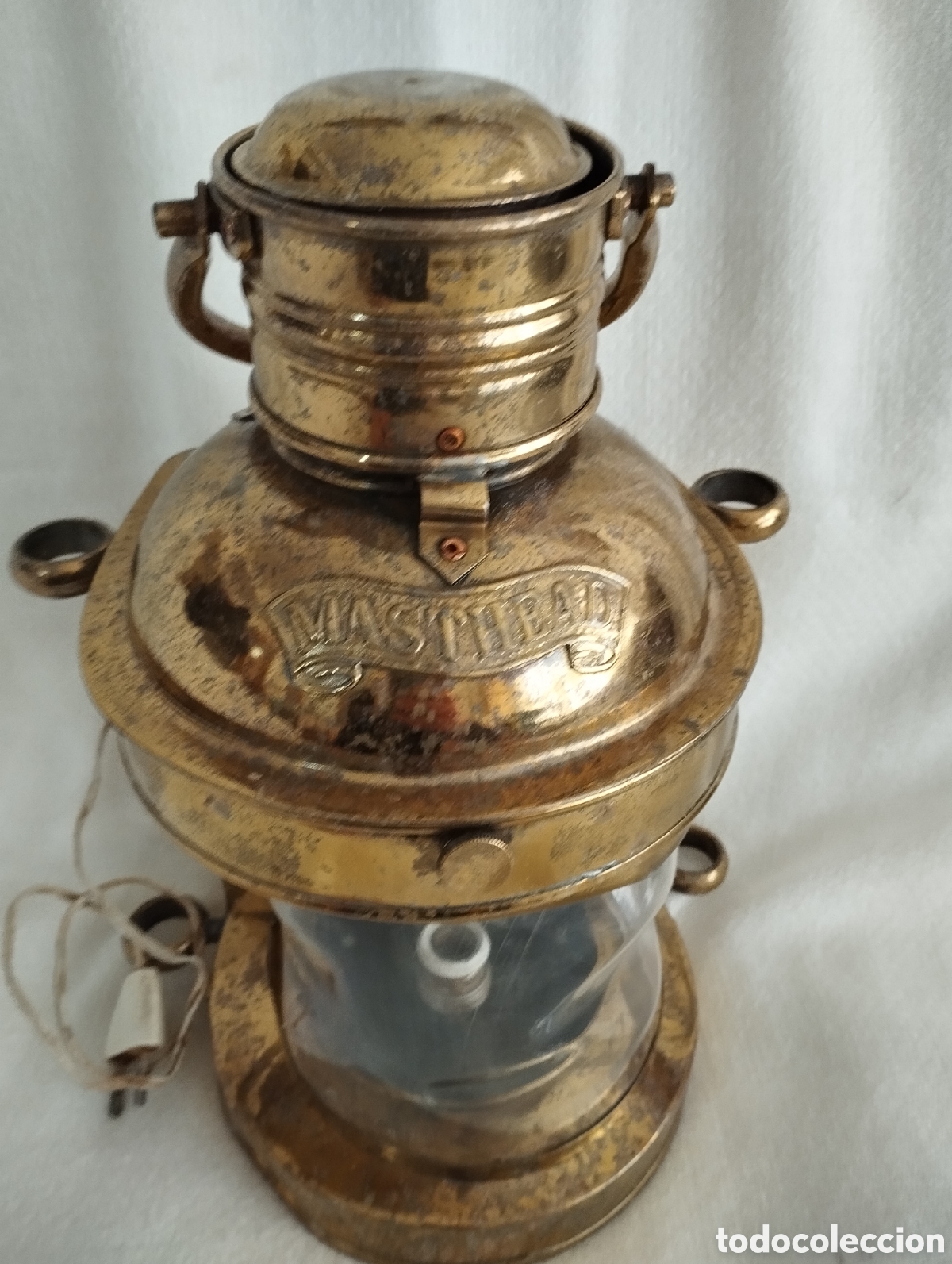 Antig&uuml;edades: Gran Farol de Barco Masthead. - Foto 7