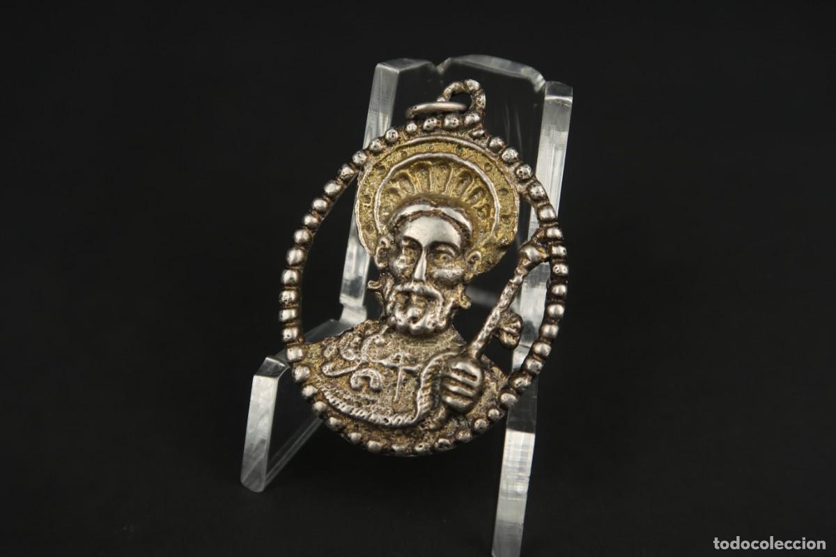 Antig&uuml;edades: Antigua Medalla Religiosa de Plata - Foto 1