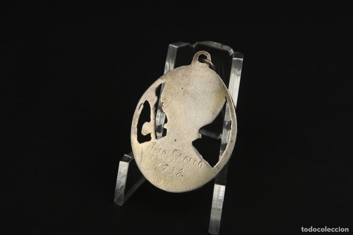 Antig&uuml;edades: Antigua Medalla Religiosa de Plata - Foto 5