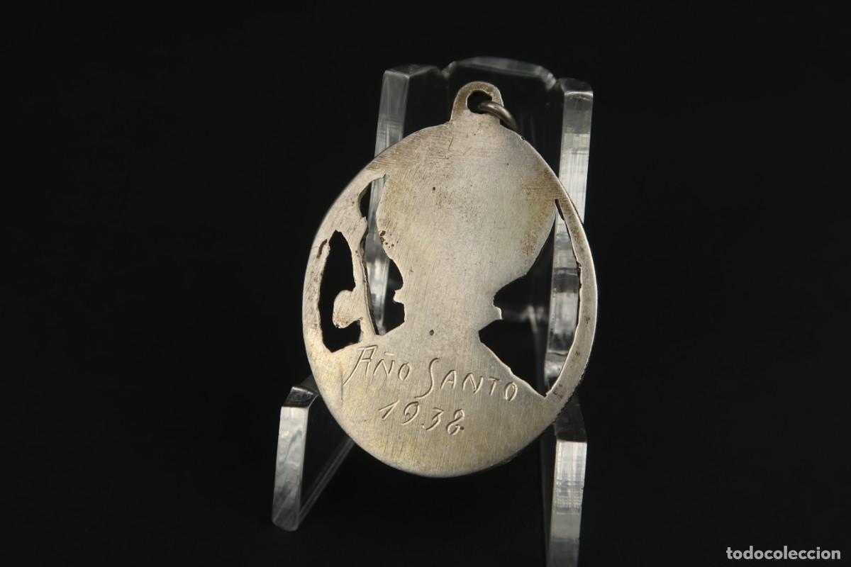 Antig&uuml;edades: Antigua Medalla Religiosa de Plata - Foto 6