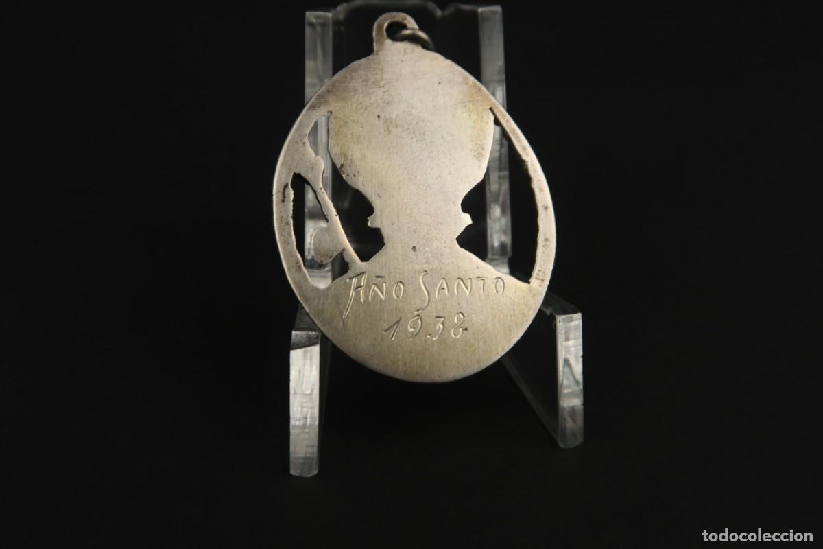 Antig&uuml;edades: Antigua Medalla Religiosa de Plata - Foto 8
