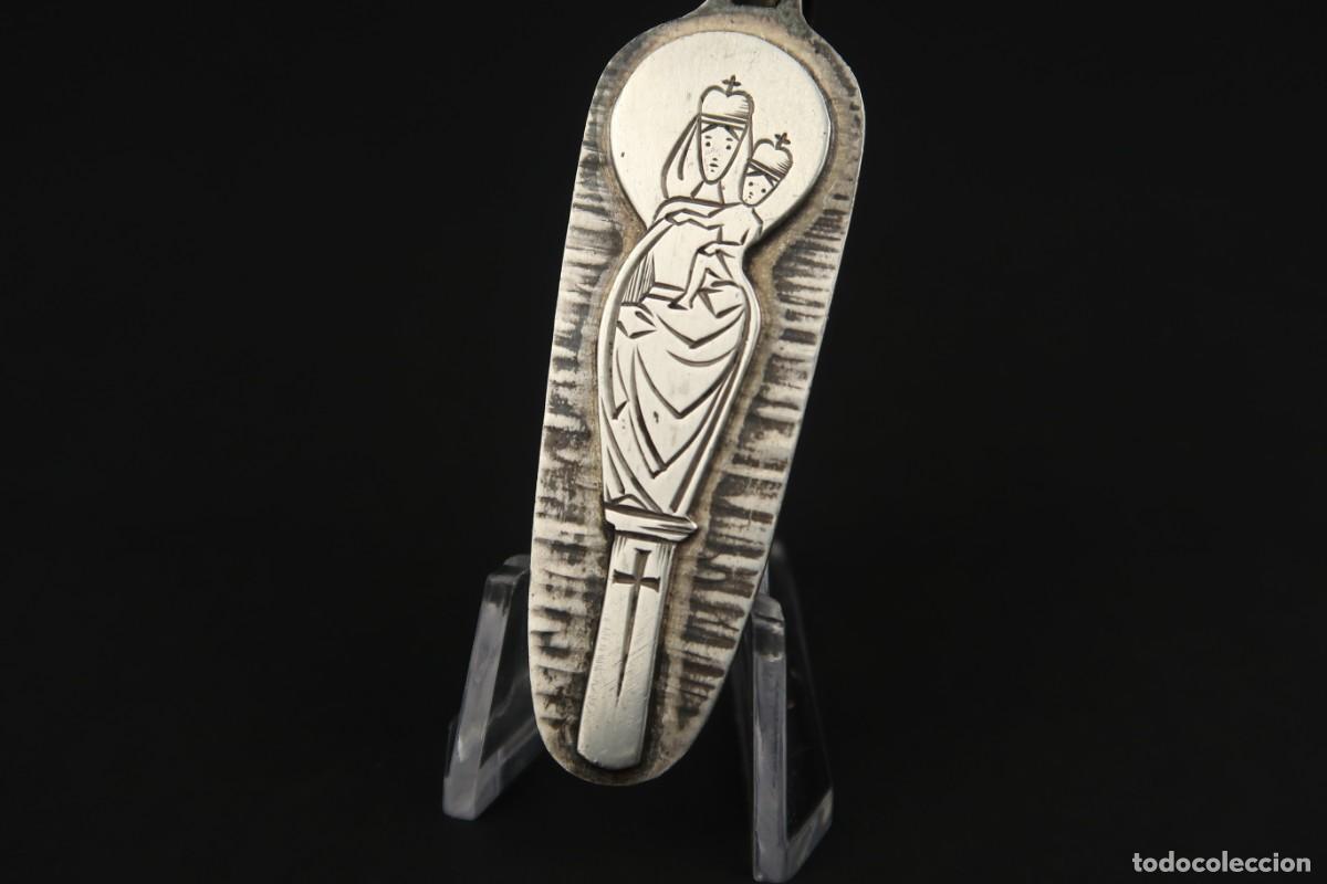 Antig&uuml;edades: Antigua Medalla Religiosa de Plata - Foto 4