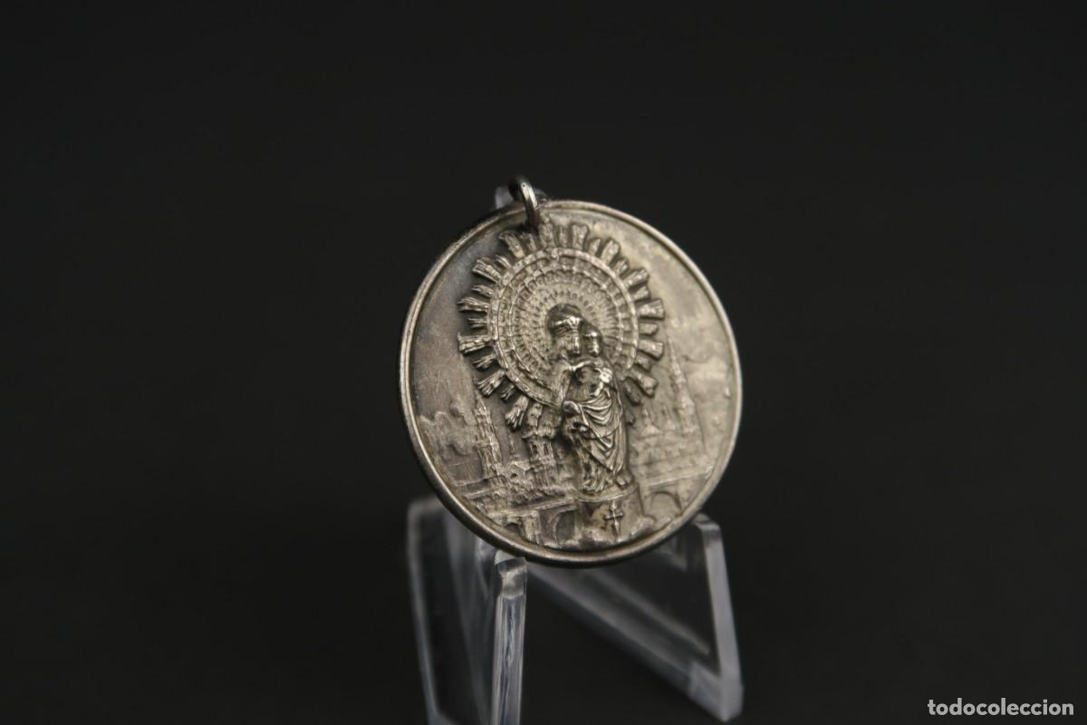 Antig&uuml;edades: Antigua Medalla Religiosa de Plata - Foto 3