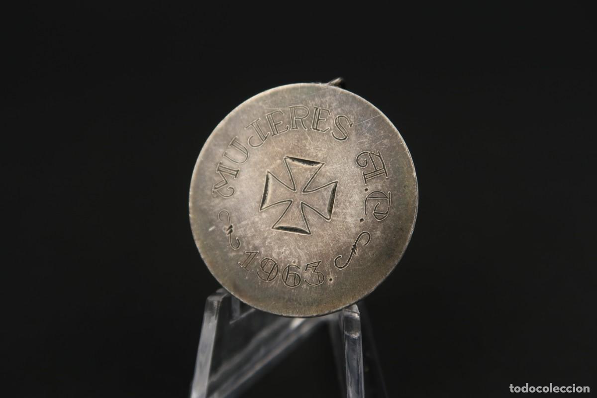 Antig&uuml;edades: Antigua Medalla Religiosa de Plata - Foto 6