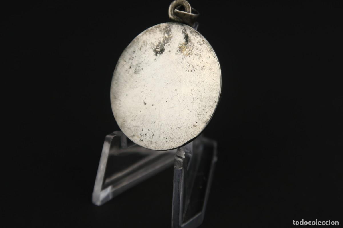 Antig&uuml;edades: Antigua Medalla Religiosa de Plata - Foto 9
