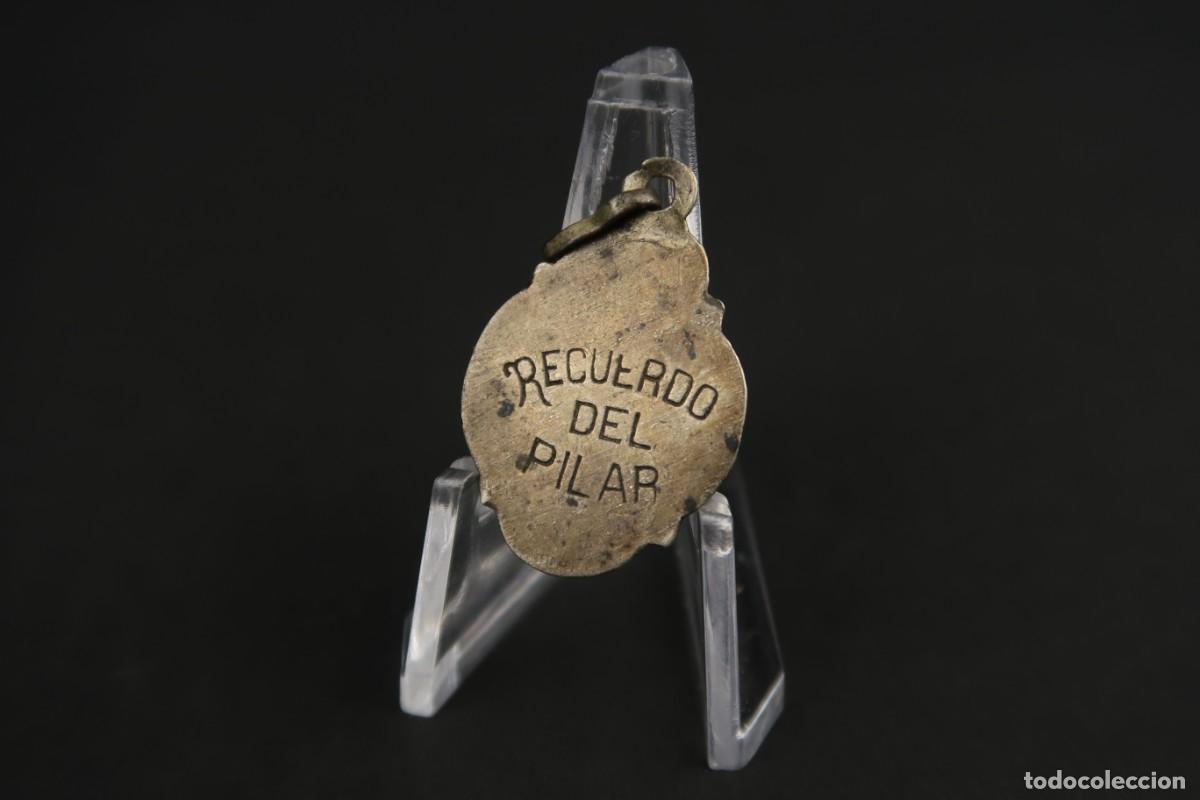 Antig&uuml;edades: Antigua Medalla Religiosa de Plata - Foto 5
