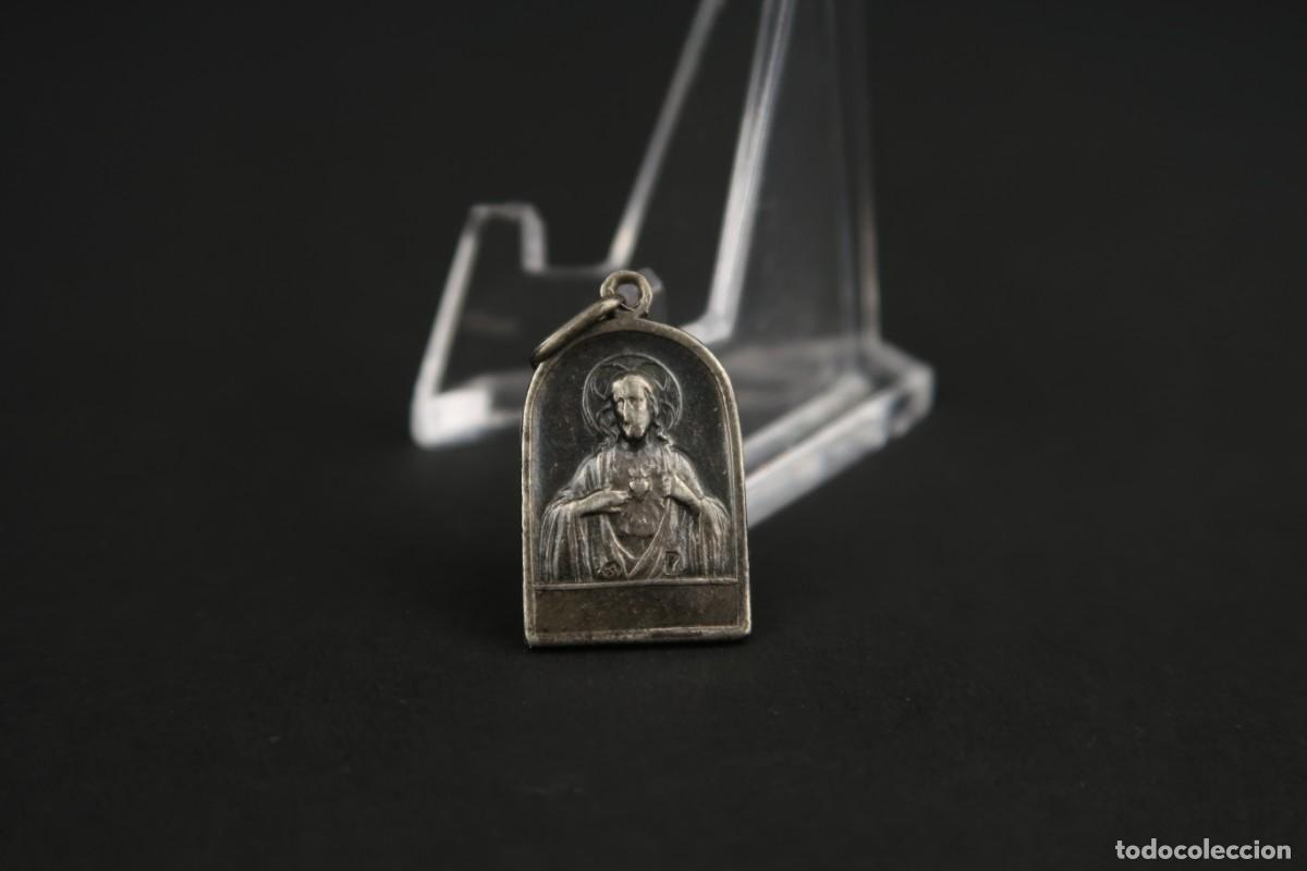 Antig&uuml;edades: Antigua Medalla Religiosa de Plata - Foto 6