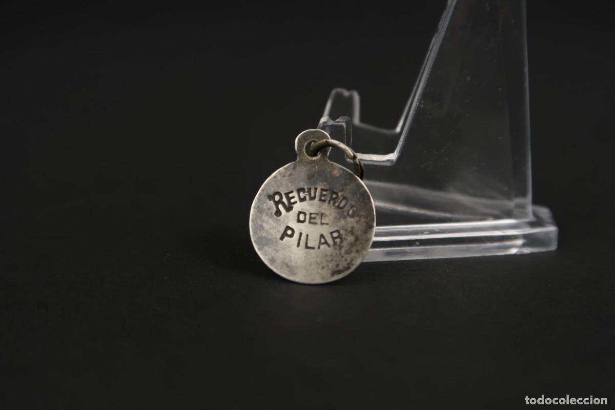 Antig&uuml;edades: Antigua Medalla Religiosa de Plata - Foto 4