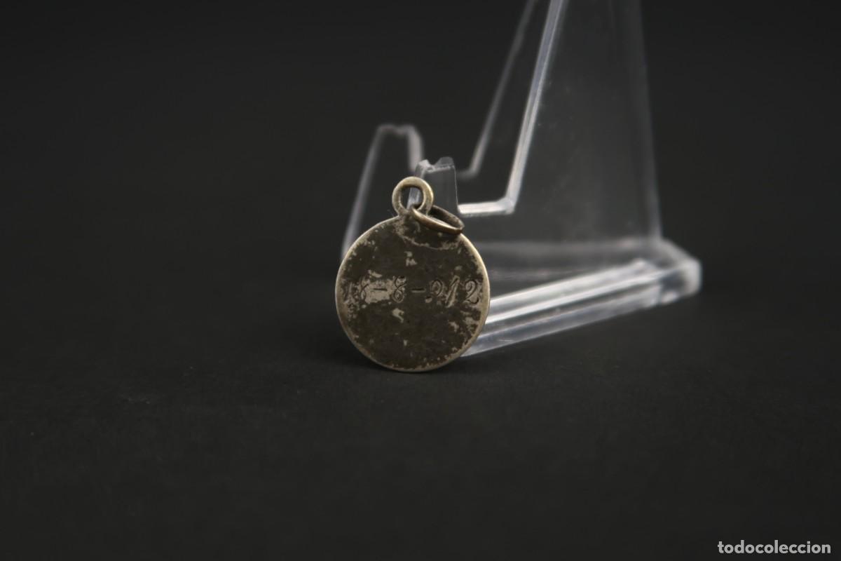 Antig&uuml;edades: Antigua Medalla Religiosa de Plata - Foto 3
