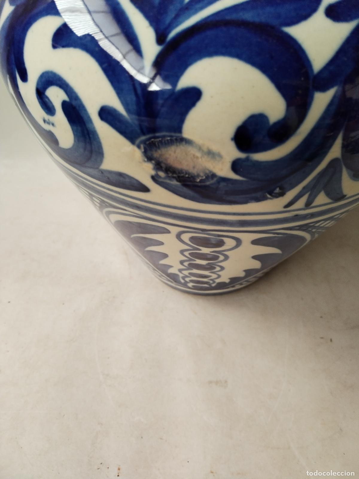 Antig&uuml;edades: jarron de anfora azul - Foto 3