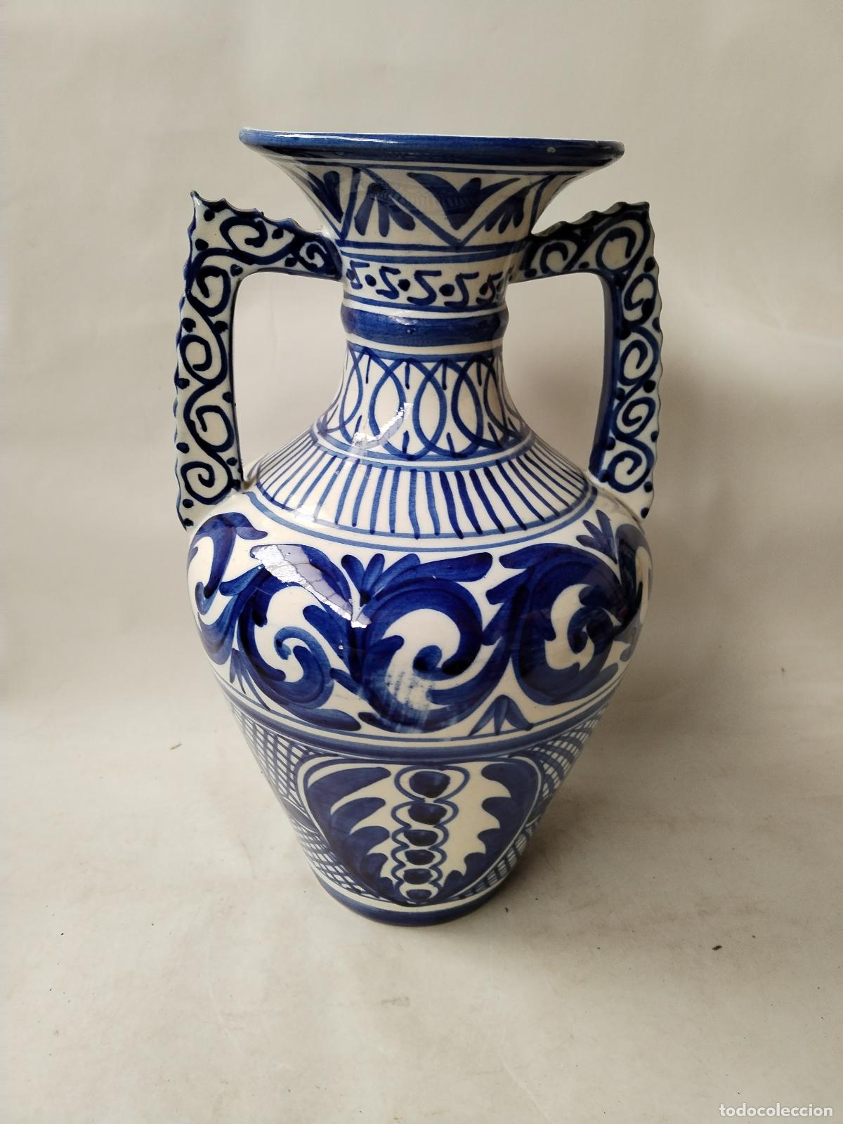 Antig&uuml;edades: jarron de anfora azul - Foto 10