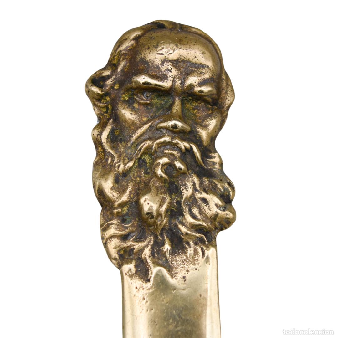 Antig&uuml;edades: Abrecartas de bronce antiguo - Foto 1