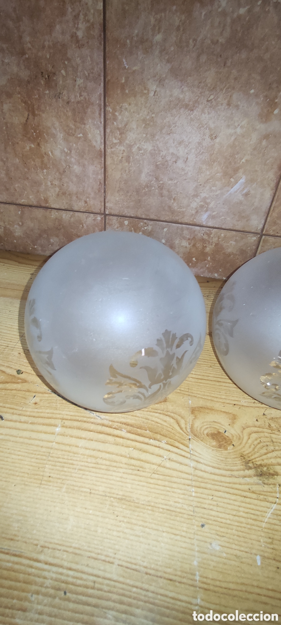 Antig&uuml;edades: Lote de 3 globos / tulipas - Foto 5