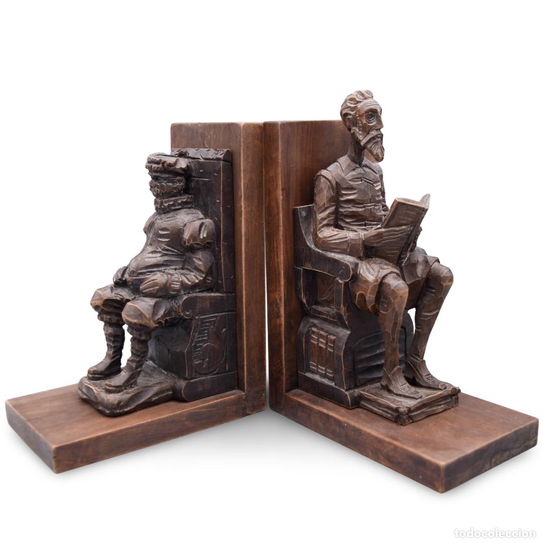 Serre-livres Don Quichotte Et Sancho Panza – Céramique Artisanale (Espagne)