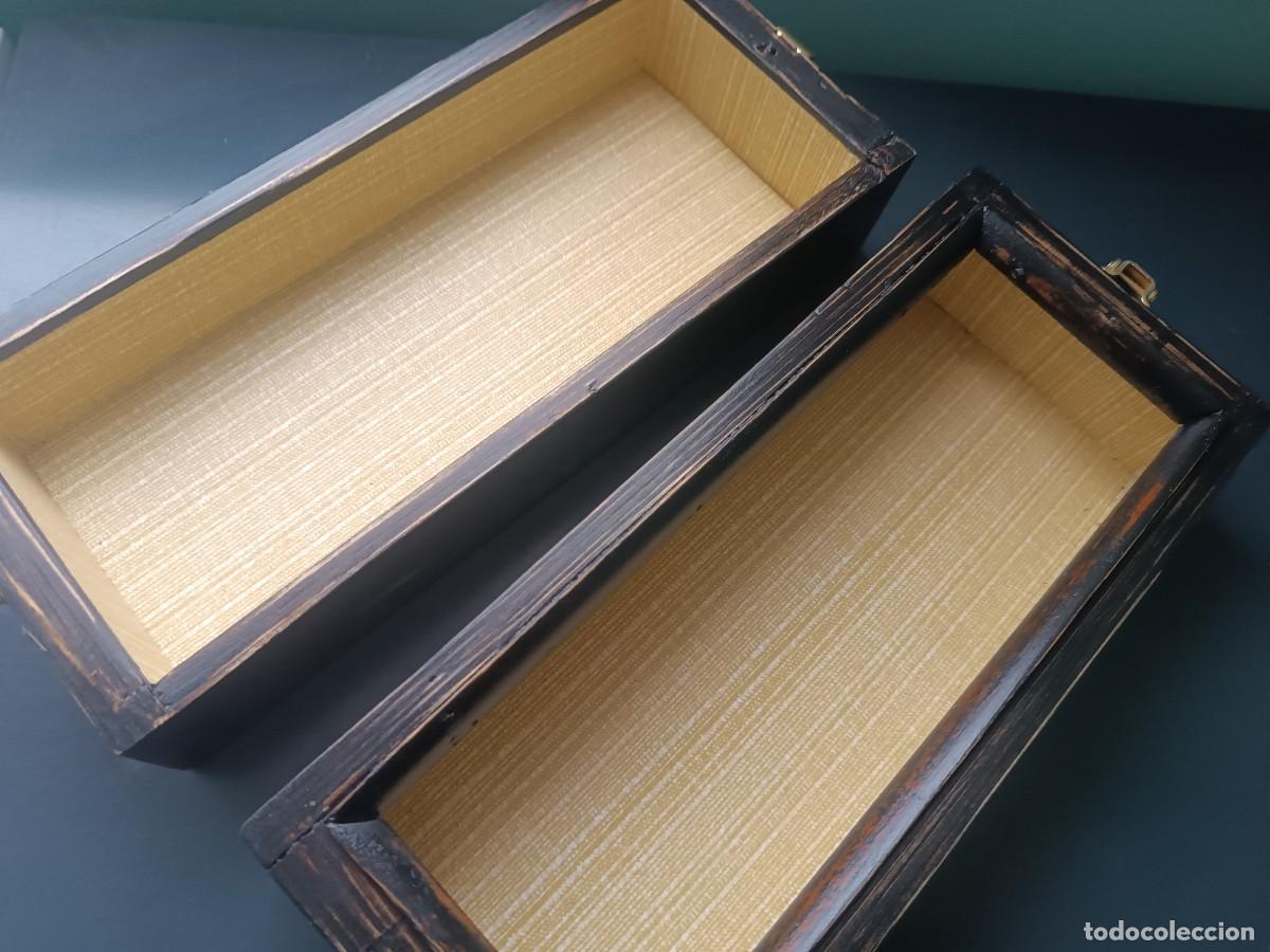Antig&uuml;edades: Caja de madera antigua. - Foto 1