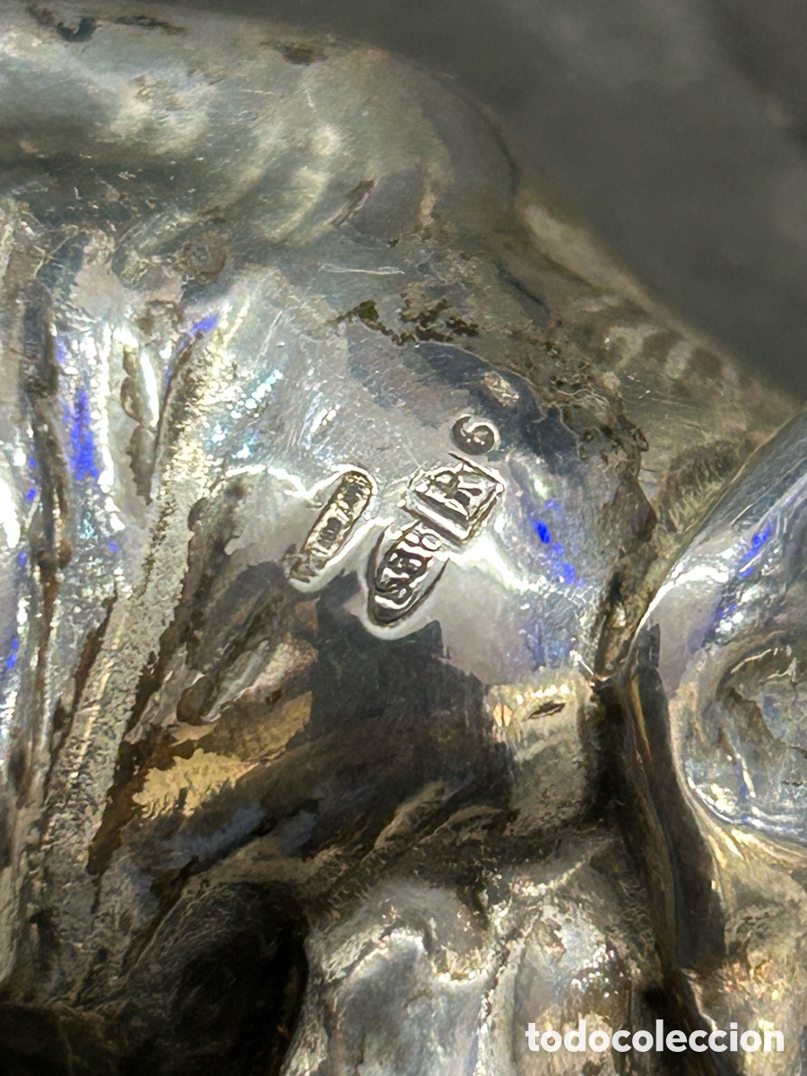 Antig&uuml;edades: Elefante de plata con punz&oacute;n - Foto 3