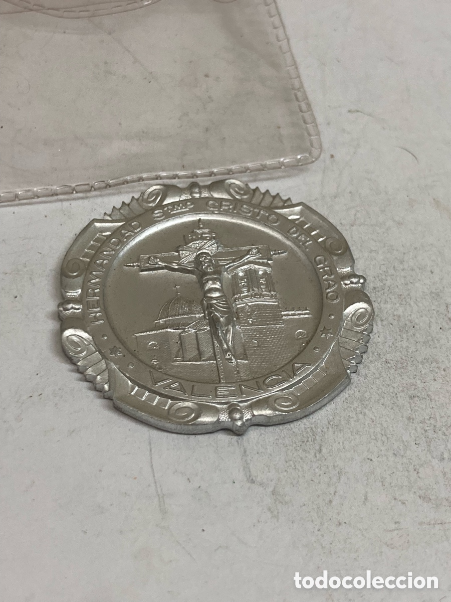 Antig&uuml;edades: Medalla de metal religiosa C229 - Foto 1