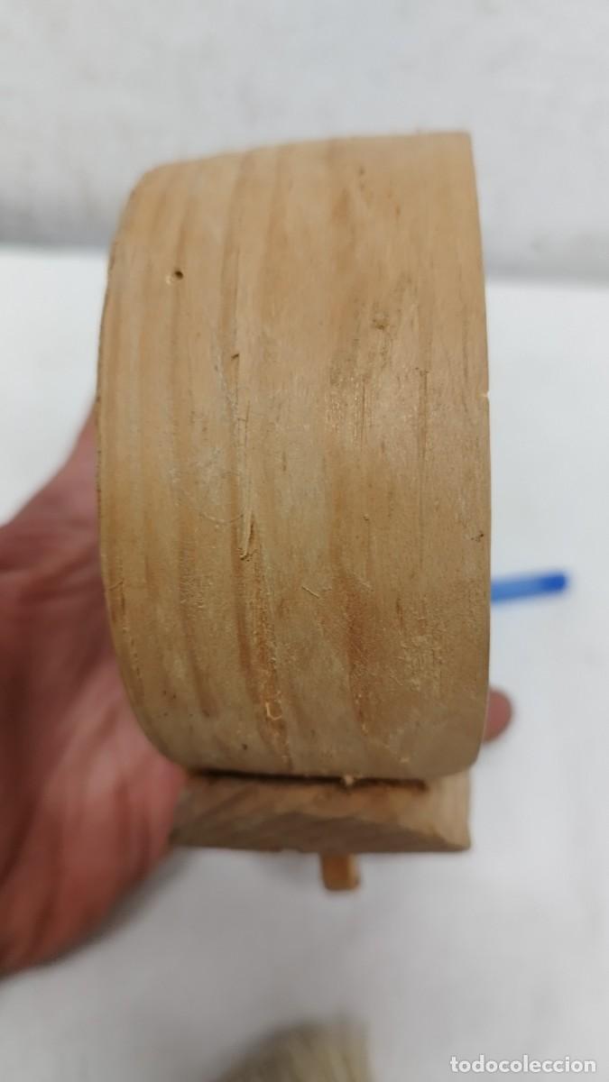 Antig&uuml;edades: Antigua pieza de madera,tipo aro.A identificar. - Foto 6