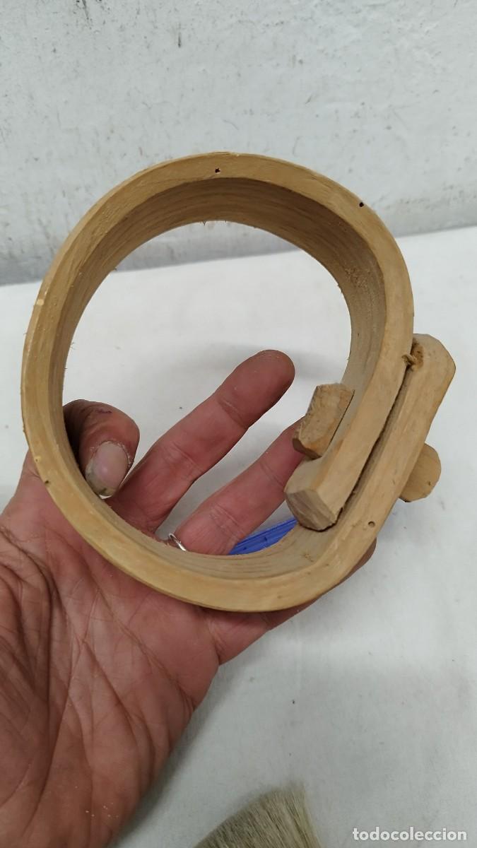 Antig&uuml;edades: Antigua pieza de madera,tipo aro.A identificar. - Foto 7