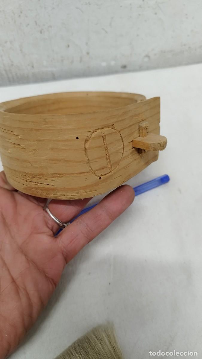 Antig&uuml;edades: Antigua pieza de madera,tipo aro.A identificar. - Foto 8