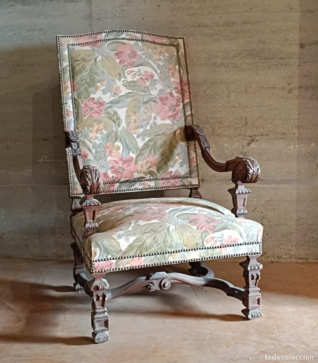 Antig&uuml;edades: Silla/sill&oacute;n franc&eacute;s S.XIX - Foto 1