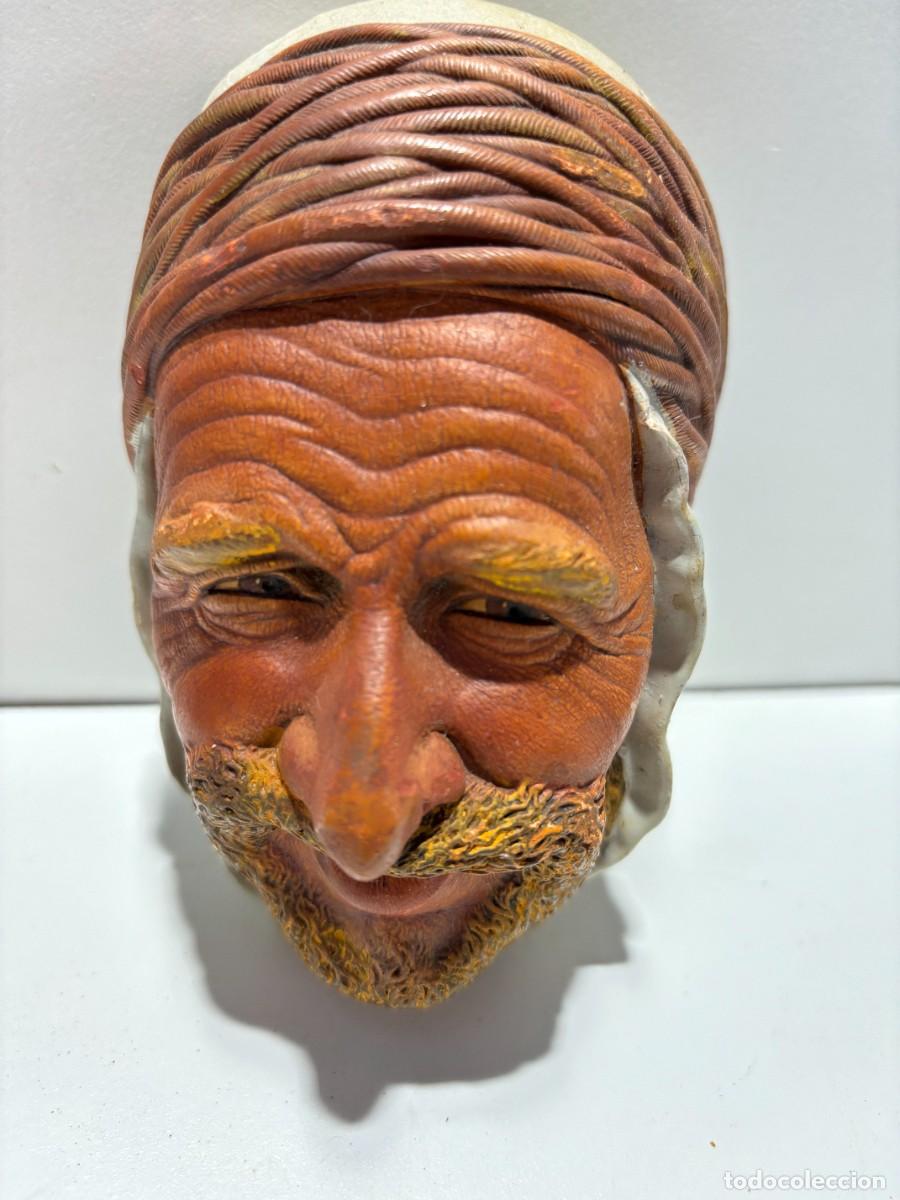 Antig&uuml;edades: FIGURA ESCAYOLA BOSSONS ENGLAND CABEZA HINDU