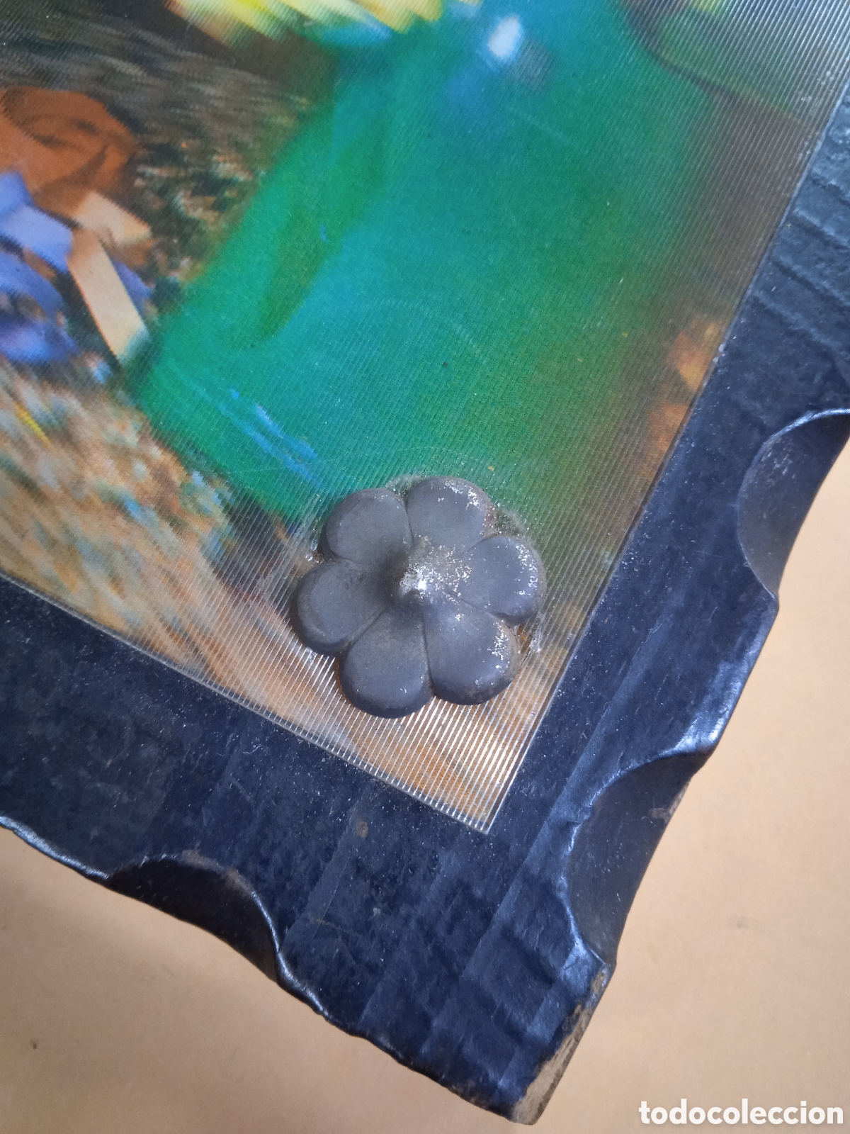 Antig&uuml;edades: Cuadro holografico 3D tridimensional payaso - Foto 2