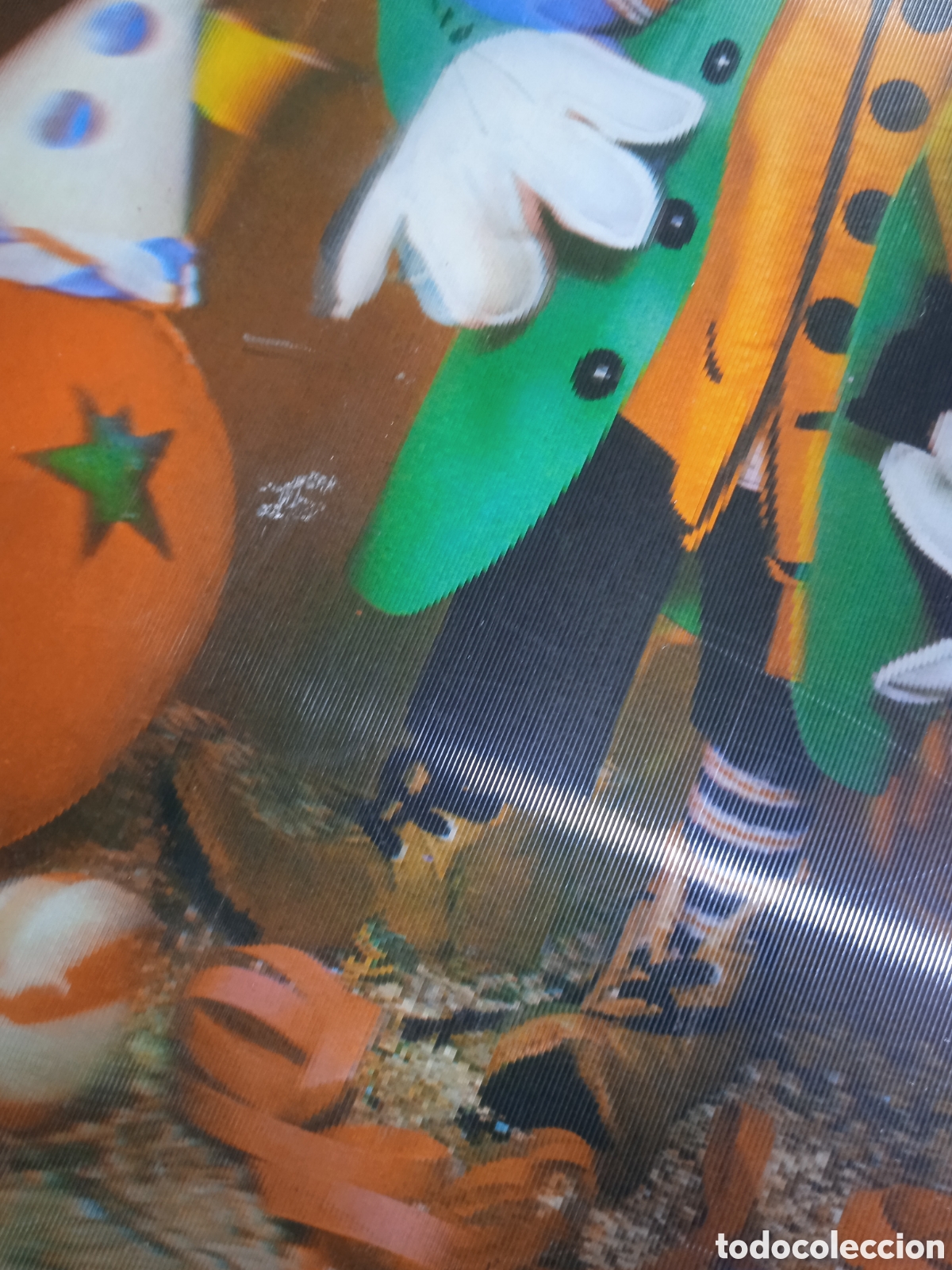 Antig&uuml;edades: Cuadro holografico 3D tridimensional payaso - Foto 4