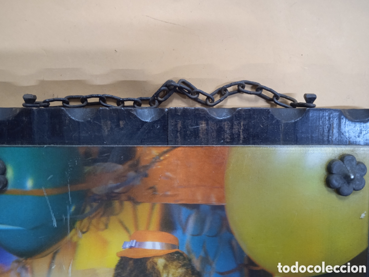 Antig&uuml;edades: Cuadro holografico 3D tridimensional payaso - Foto 6