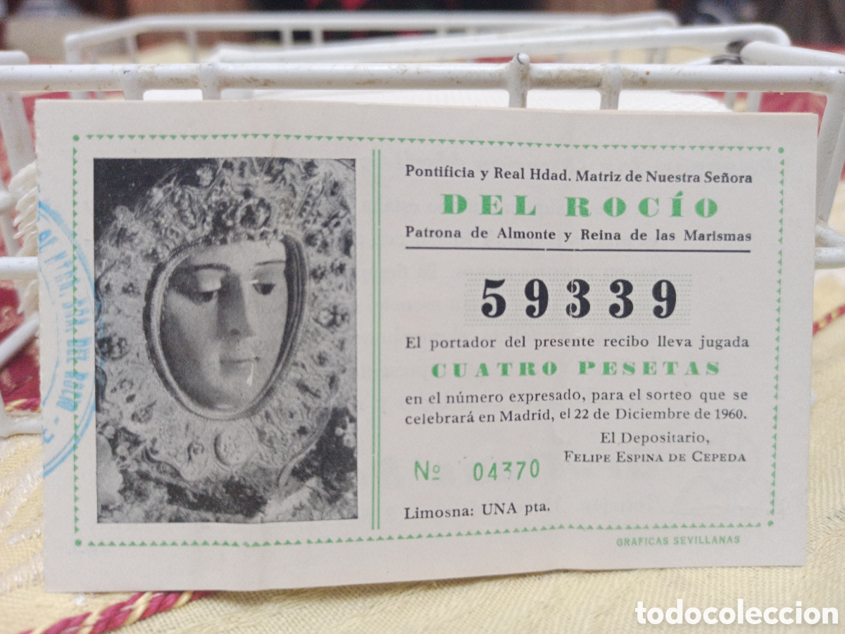 Antig&uuml;edades: Loteria de la matriz de almonte - Foto 1