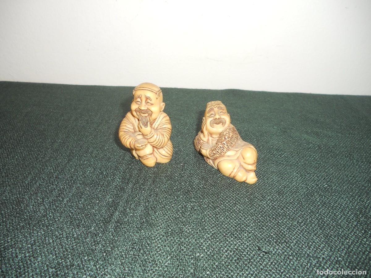 Antig&uuml;edades: ANTIGUAS FIGURAS NETSUKE JAPONESAS - Foto 2