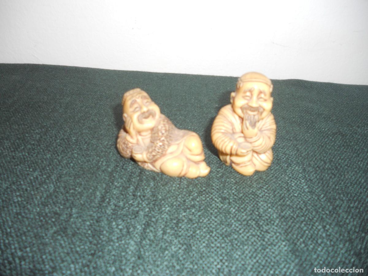 Antig&uuml;edades: ANTIGUAS FIGURAS NETSUKE JAPONESAS - Foto 3