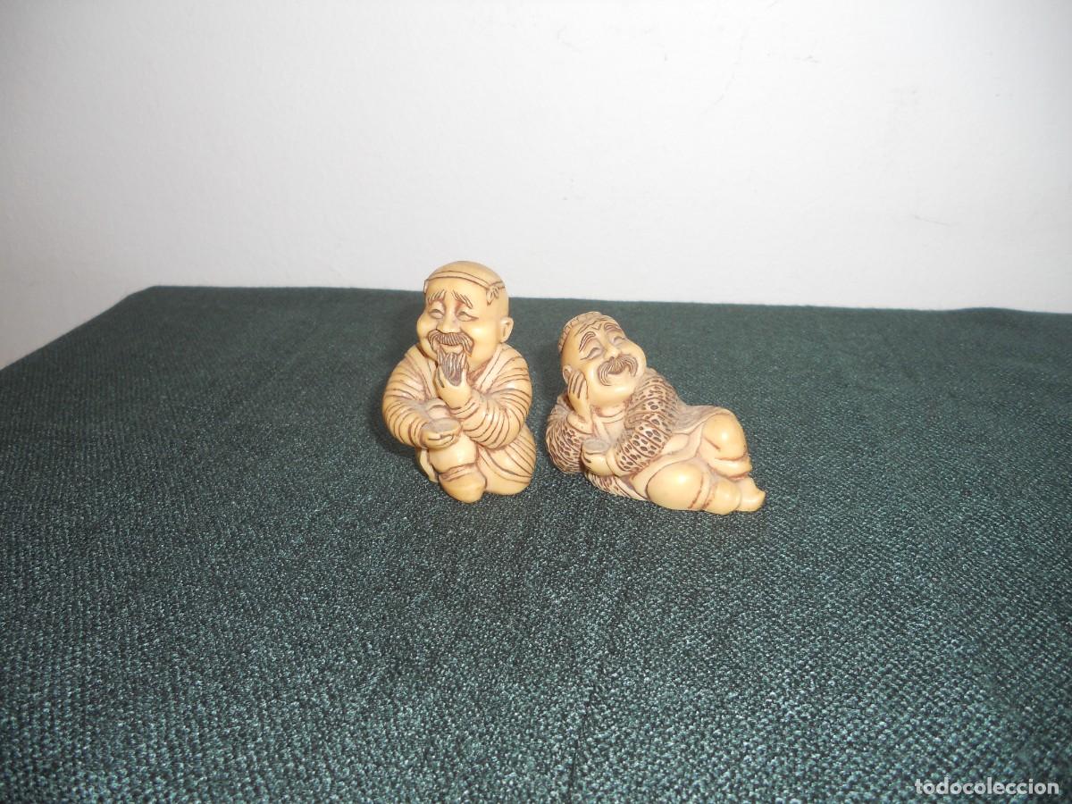 Antig&uuml;edades: ANTIGUAS FIGURAS NETSUKE JAPONESAS - Foto 5