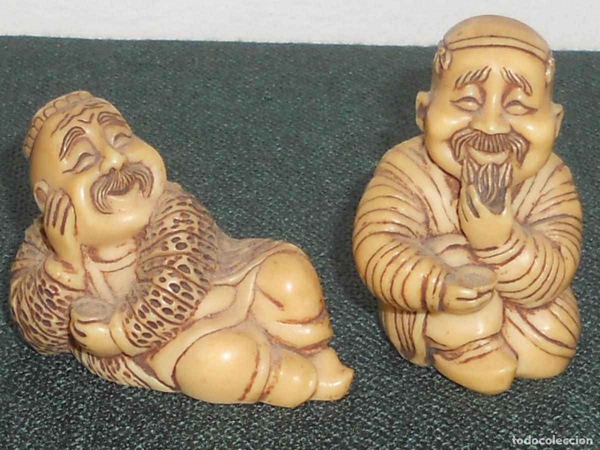 Antig&uuml;edades: ANTIGUAS FIGURAS NETSUKE JAPONESAS - Foto 7